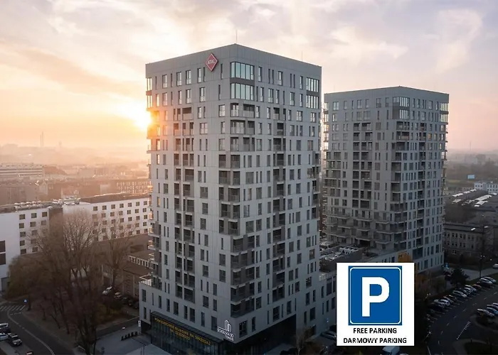 15 Pietro Sokolska 30 Towers Apartments - New - Lux - Parking - Sauna - Gym- And The Best View In Katowice