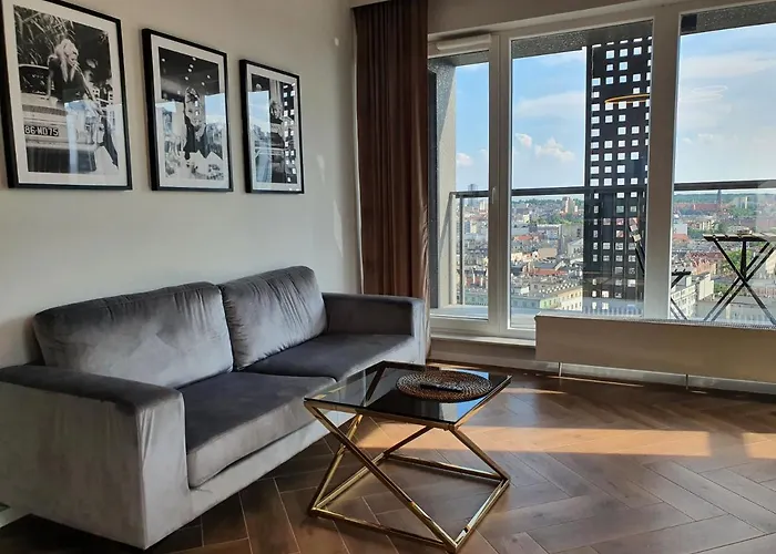 15 Pietro Sokolska 30 Towers Apartments - New - Lux - Parking - Sauna - Gym- And The Best View In Katowice